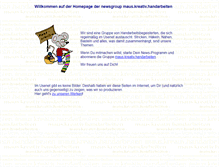 Tablet Screenshot of maus-kreativ-handarbeiten.net